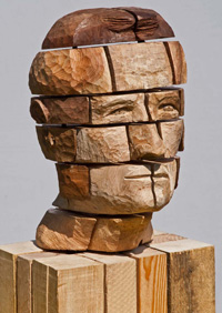 skulptur-holzkopf